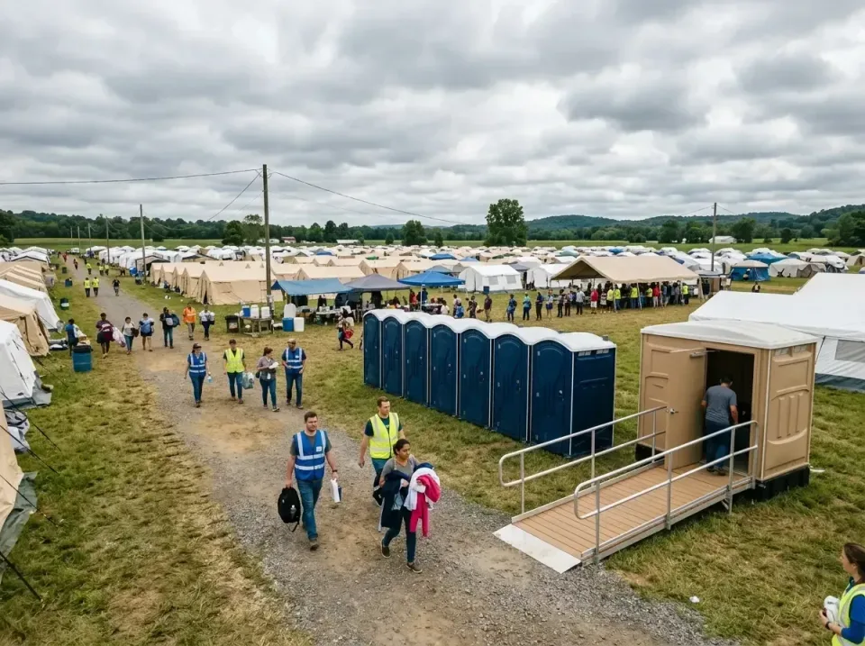 disaster-relief-camp-restrooms-010 — frequently asked questions, Dumpster & Portable Bathrooms Rental in Villa Ridge, MO